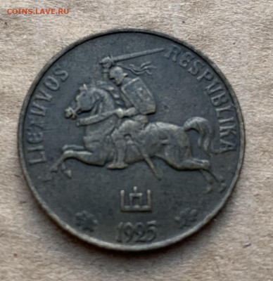 Литва. 50 центов 1925г - 7659C126-DE84-4C14-B6D9-C173F429D30D