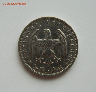 Германия 1 рейхсмарка 1934 г. "А" до 28.11.22 - DSCN4495.JPG