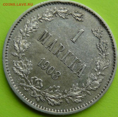 1 Markka 1908 R.   до 27.11.22.  22-00 мск - 15~2.JPG