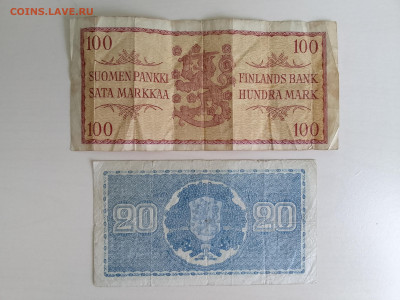 Финляндия 20 марок 1945 и 100 марок 1957 до 29.11.22 в 22-00 - IMG_20221126_134502