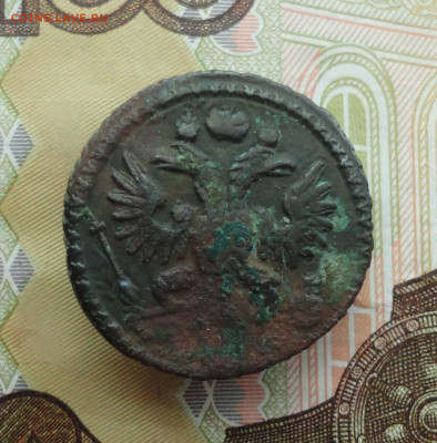 Кладовая полушка 1734 года перечекан. До 30.11.22. - DSC02727.JPG