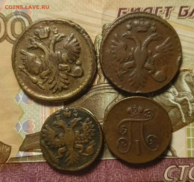 3 монеты Денга и одна Полушка (домашняя патина) до 30.11. - PHOTO-2022-11-27-21-14-09