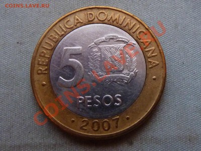 ДОМИНИКАНА 5 песо  2007г. БИМЕТАЛЛ до 10.12.11 в 22-00 - MEMO0008.JPG