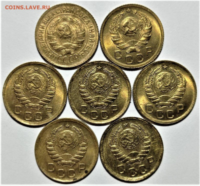 1 копейка 1934,36,37,38,39,40,41 UNC. До 06.12.22 по МСК - 2