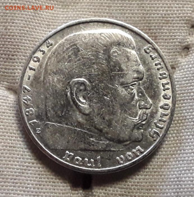Германия. 2 марки 1937 г. Е. До 04.12.22. - 20221201_144224