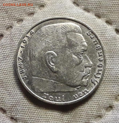 Германия. 2 марки 1938 г. F. До 04.12.22. - 20221201_145248