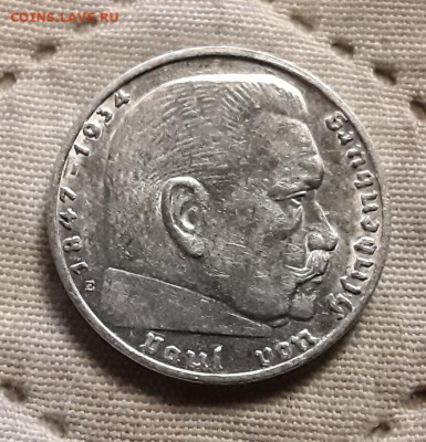 Германия. 2 марки 1938 г. Е. До 04.12.22. - 20221201_145542