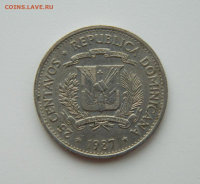 Доминиканская Республика 25 сентаво 1987 г. до 08.12.22 - DSCN4920.JPG