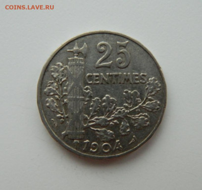 Франция 25 сантимов 1904 г. до 08.12.22 - DSCN4906.JPG