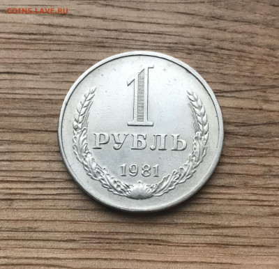 1 рубль 1981 года до 06.12 - IMG_4996