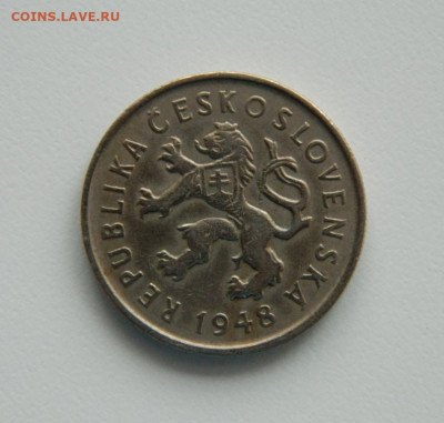 Чехословакия 2 кроны 1948 г. до 08.12.22 - DSCN4812.JPG