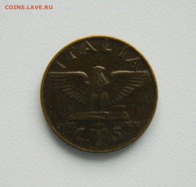 Италия 5 чентезимо 1942 г. до 08.12.22 - DSCN4850.JPG