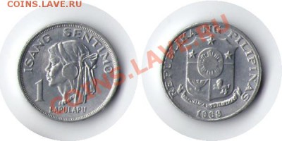 >L< Филипины 1 сентимо(ЛапуЛапу) 1969 до 10.12.11 16:00 - Филипины_1_сентимо(ЛапуЛапу)_69