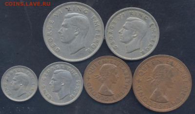 2 кроны 1947-62 г. 5 .12.2022 г - Зеландия