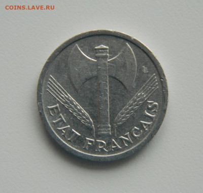 Франция 1 франк 1942 г. до 08.12.22 - DSCN4793.JPG