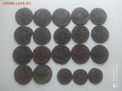 Денги 17 штук полушки 3 шт до 10.12 в 22.00 - денга3