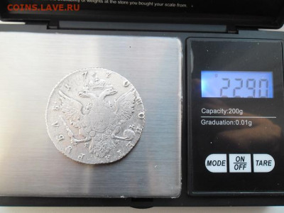 Рубль 1770 года - рубль 1770 44
