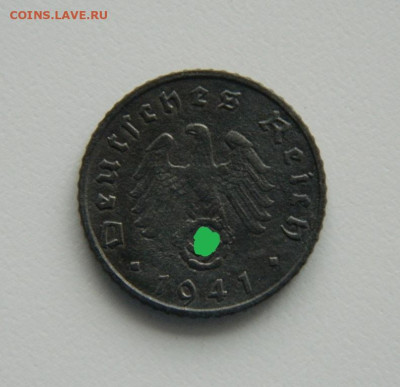 Германия 5 рейхспфеннигов 1941 г. "G" (Цинк) до 08.12.22 - DSCN4810.JPG