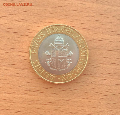 биметалл Ватикан 1000 лир 1999 UNC - bimetall_vatikan_1000_lir_1999_unc (1)