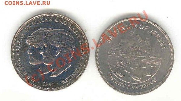 Кроны Великобритании и о.Джерси - кроны