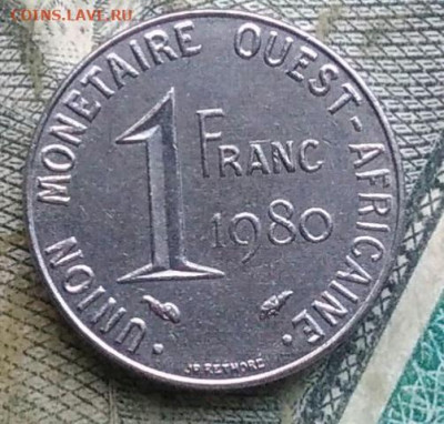 Западная африка 1 франк 1980 года до 09.12.2022 - IMG_20221205_233232