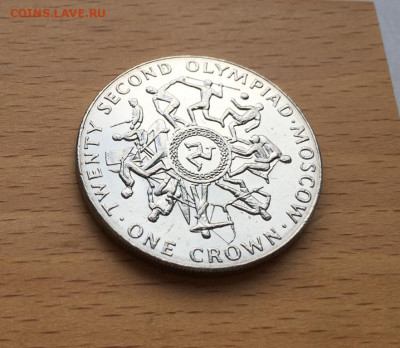 Шайба Остров Мэн 1 крона 1980 Олимпийские Игры Москва Футбол - shajba_ostrov_men_1_krona_1980_olimpijskie_igry_moskva_futbol_borba_metanie_kopja_legkaja_atletika (4)