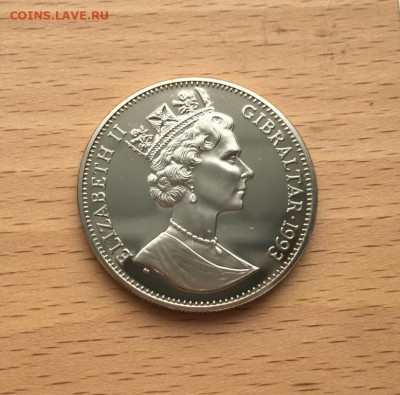 Крона Шайба Гибралтар 2,8 экю 1993 Евротоннель Тоннель - krona_shajba_gibraltar_2_8_ekju_1993_evrotonnel_tonnel_pod_lamanshem (1)