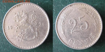 Финляндия 25 пенни 1938     до 12-12-22 в 22:00 - 17.12. -Финляндия 25 пенни 1938    524