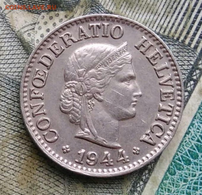 Швейцария 10 раппен 1944 года до 09.12.2022 - IMG_20221206_172353
