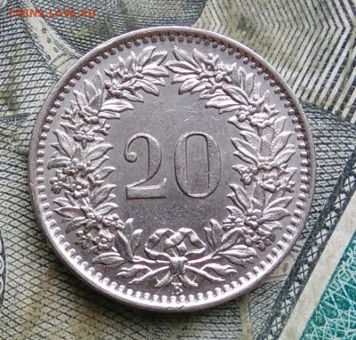 Швейцария 20 раппен 1959 года до 09.12.2022 - IMG_20221206_192900
