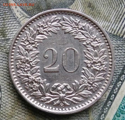 Швейцария 20 раппен 1967 года до 09.12.2022 - IMG_20221206_221208