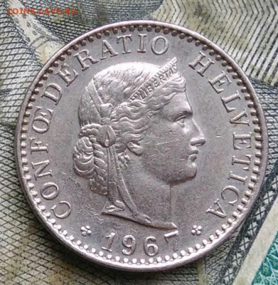 Швейцария 20 раппен 1967 года до 09.12.2022 - IMG_20221206_221225