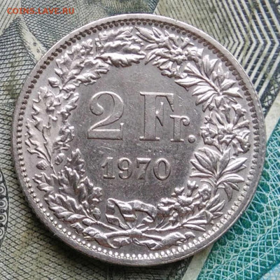 Швейцария 2 франка 1970 года до 09.12.2022 - IMG_20221206_192712