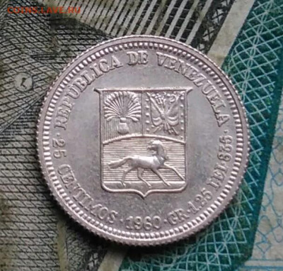 Венесуэла 25 сентесимо 1960 года до 09.12.2022 - IMG_20221206_223658
