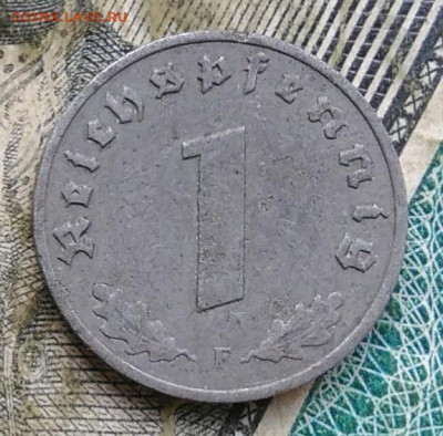 Германия 1 пфенниг 1943 года двор F до 09.12.2022 - IMG_20221206_163341