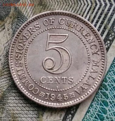 Малайя 5 центов 1945 года до 09.12.2022 - IMG_20221206_221314