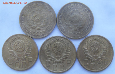 5 коп. 1930-56 гг. (5 шт.) в коллекционном сохране - SAM_3242.JPG