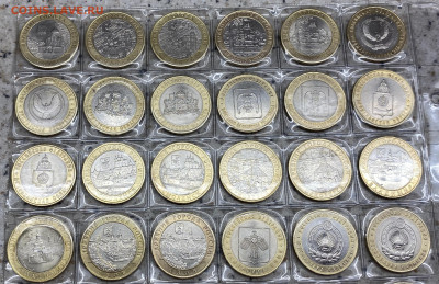 полный набор биметалл 10 рублей 2000-2022 128 шт без ЧЯП - 3.JPG