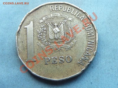 ДОМИНИКАНА 1 песо 2002г. РЕБРИСТАЯ до 11.12.11 в 22-00 - MEMO0032.JPG
