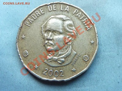ДОМИНИКАНА 1 песо 2002г. РЕБРИСТАЯ до 11.12.11 в 22-00 - MEMO0031.JPG