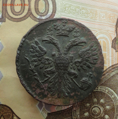Кладовая денга 1730 года ажурный орел. До 12.12.22. - DSC03534.JPG