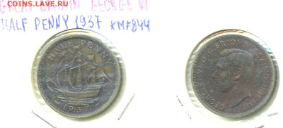 2 пенни, 1937 с рубля; до 14.12 - Brit1_2p1937