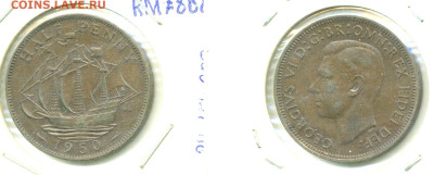 2 пенни, 1950 с рубля; до 14.12 - Brit1_2p1950