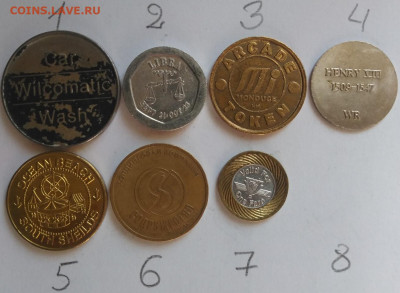 ФИКС иностранные жетоны по 25 руб №2 до 15.12.2022 22-00 мск - Жетоны по 40 р 20