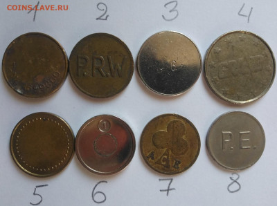 ФИКС иностранные жетоны по 5 руб №1 до 15.12.2022 22-00 мск - Жетоны по 10 р 1