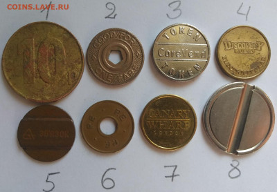 ФИКС иностранные жетоны по 7 руб №1 до 15.12.2022 22-00 мск - Жетоны по 15 р 2