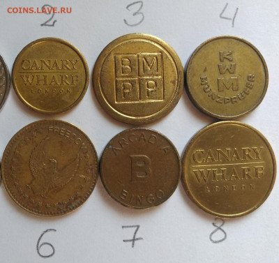ФИКС иностранные жетоны по 7 руб №2 до 15.12.2022 22-00 мск - Жетоны по 15 р 1