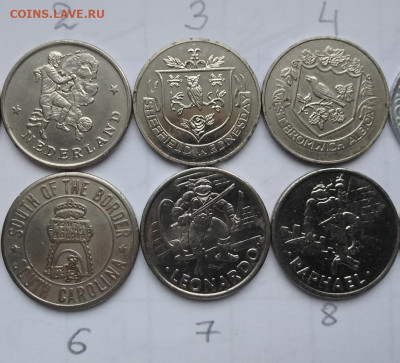 ФИКС иностранные жетоны по 80 руб №1 до 15.12.2022 22-00 мс - Жетоны по 100 р 1