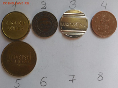 ФИКС иностранные жетоны по 20 руб №2 до 15.12.2022 22-00 мс - Жетоны по 30 р 7