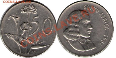>L< SOUTH-AFRICA 50c 1966 до 10.12.11 16:00 - SOUTH-AFRICA_50c_66